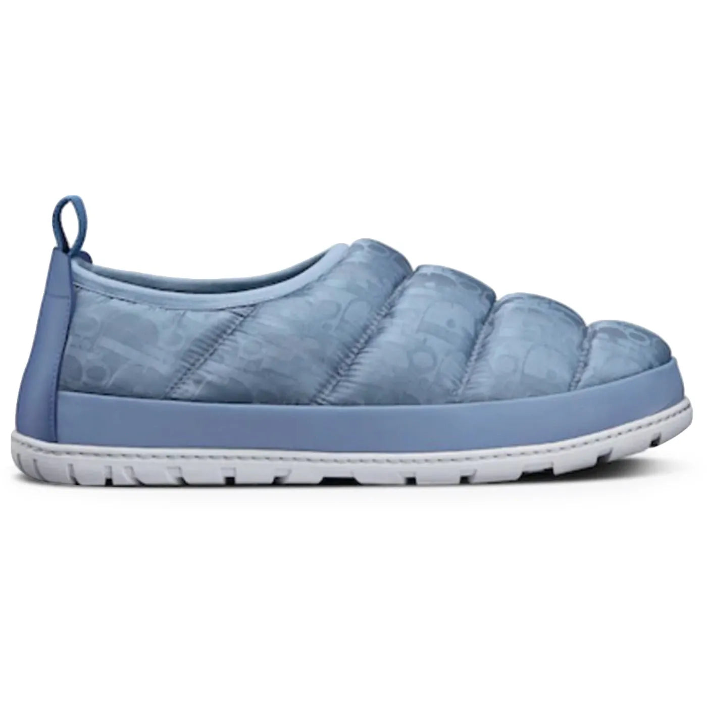 Dior Snow Slipper Blue Oblique Technical Fabric