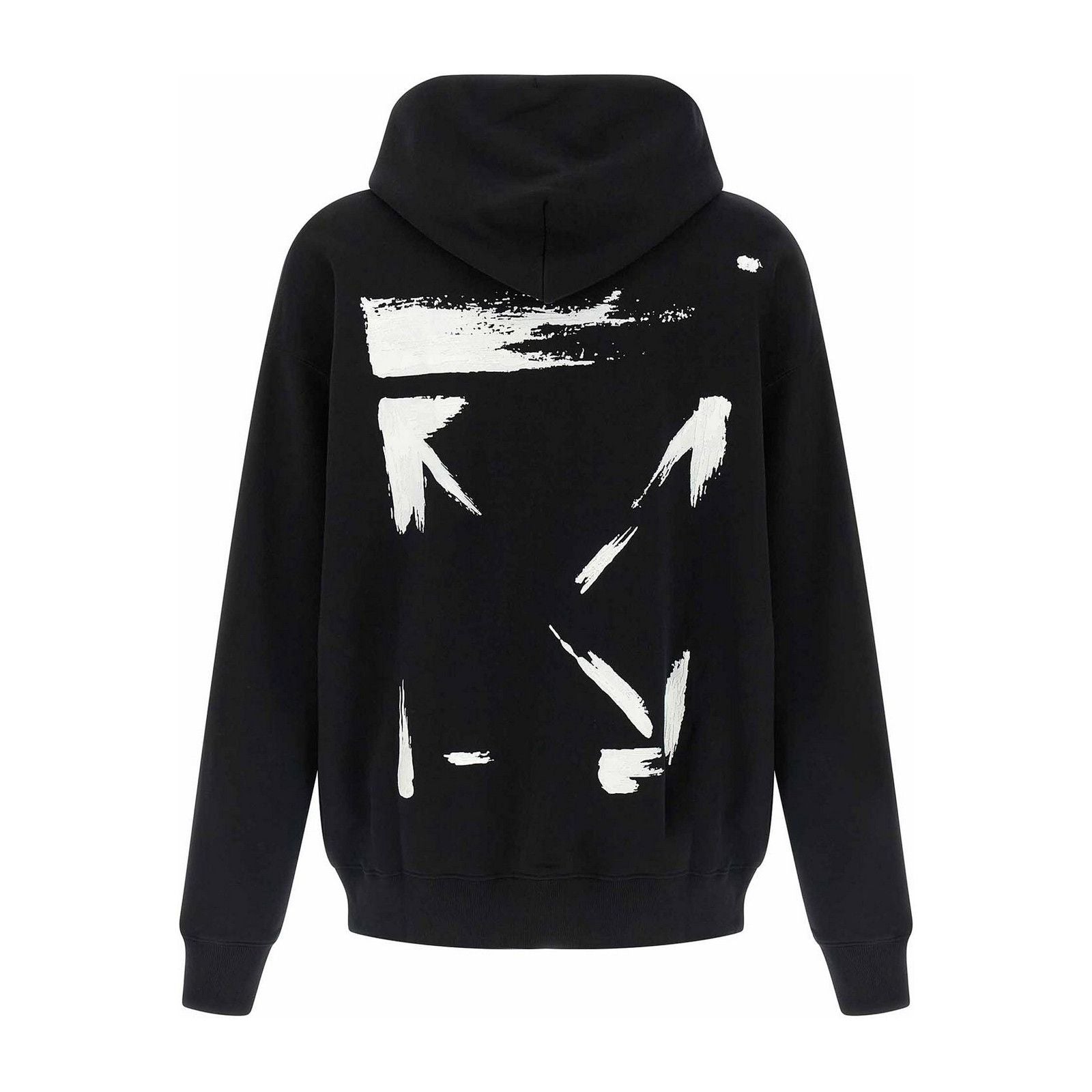Off-White Brush Arrow Skate Hoodie Black