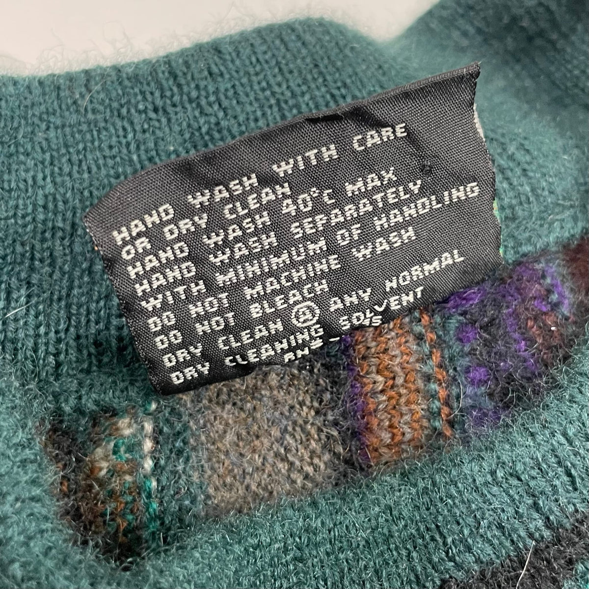 90's Coogi 3D Knit Sweater Multicolor