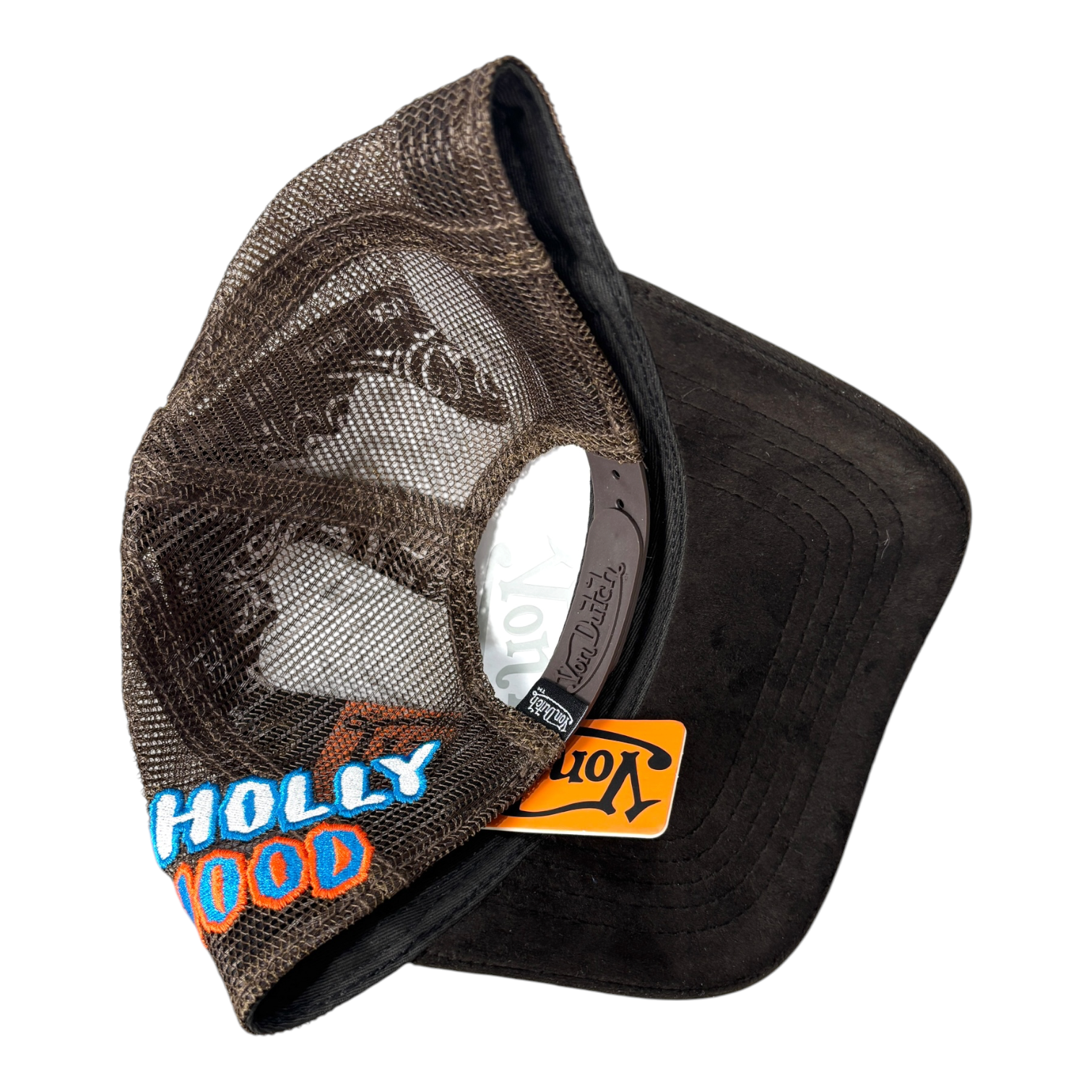 Von Dutch Hollywood Velvet Trucker Hat Black