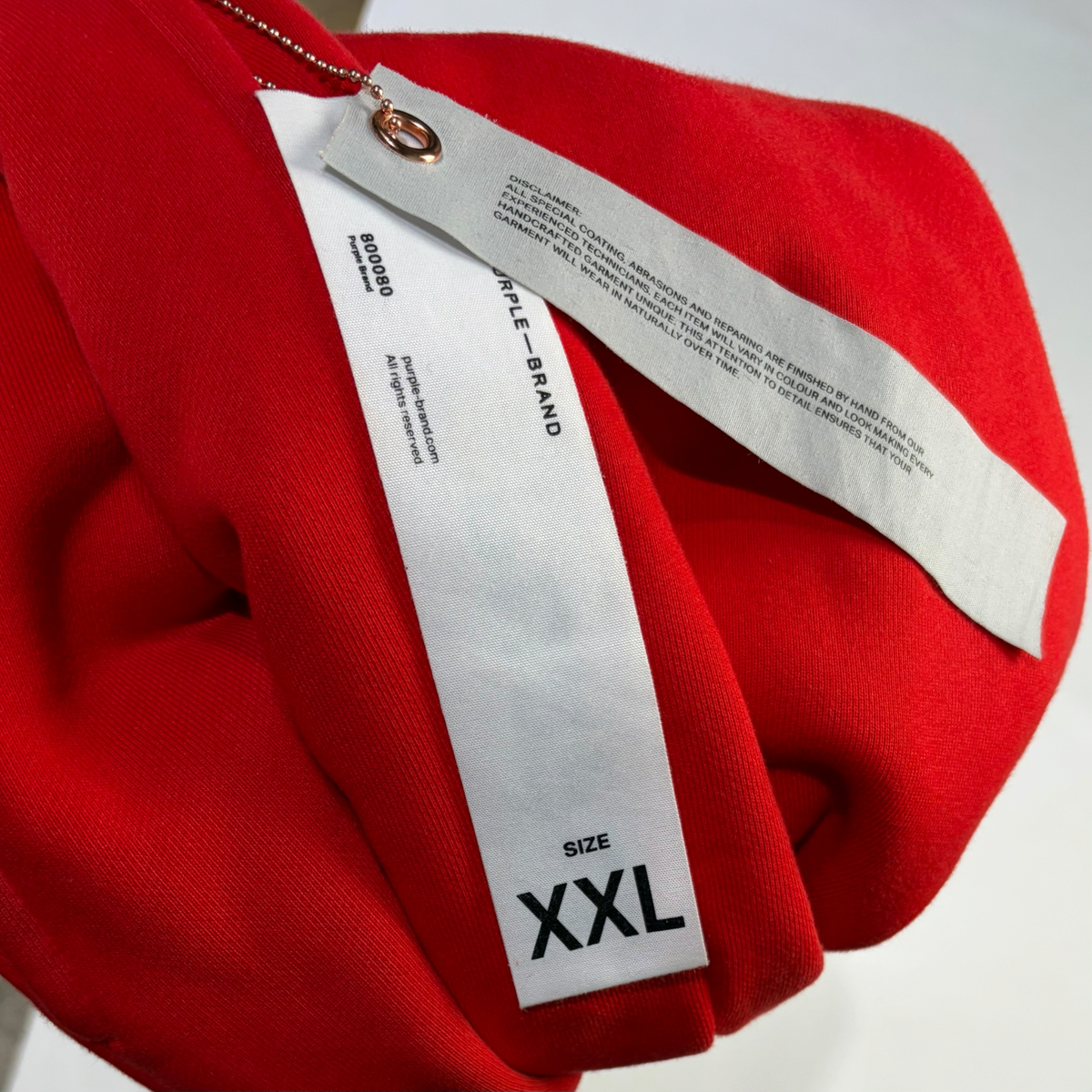Purple Brand HWC Fleece Sweatpants Red