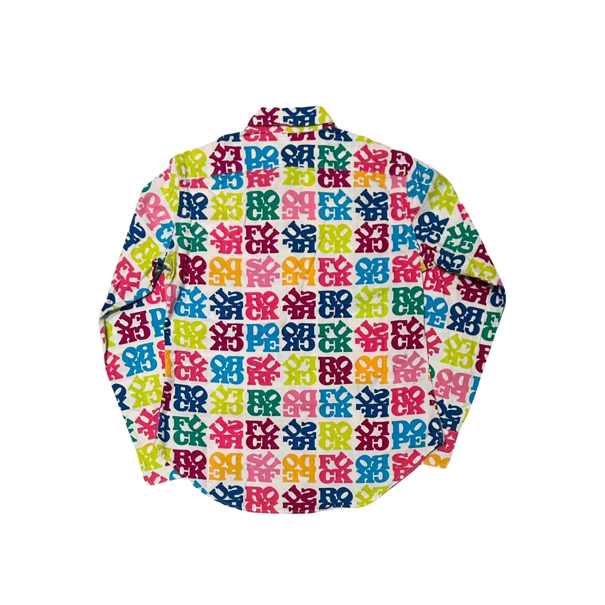 Hysteric Glamour F*CK Monogram LS Button Up Multicolor