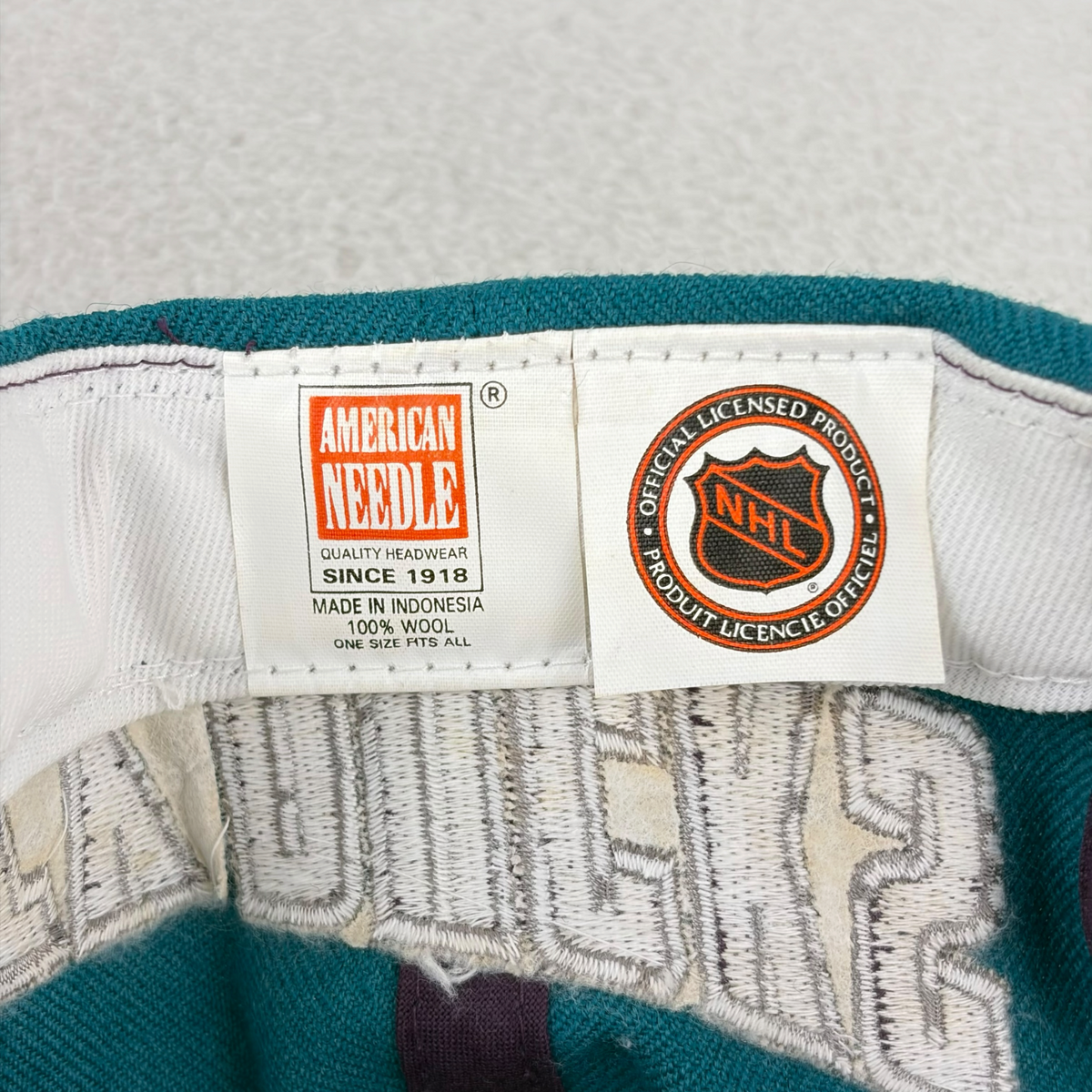 90's American Needle Anaheim Mighty Ducks Snapback