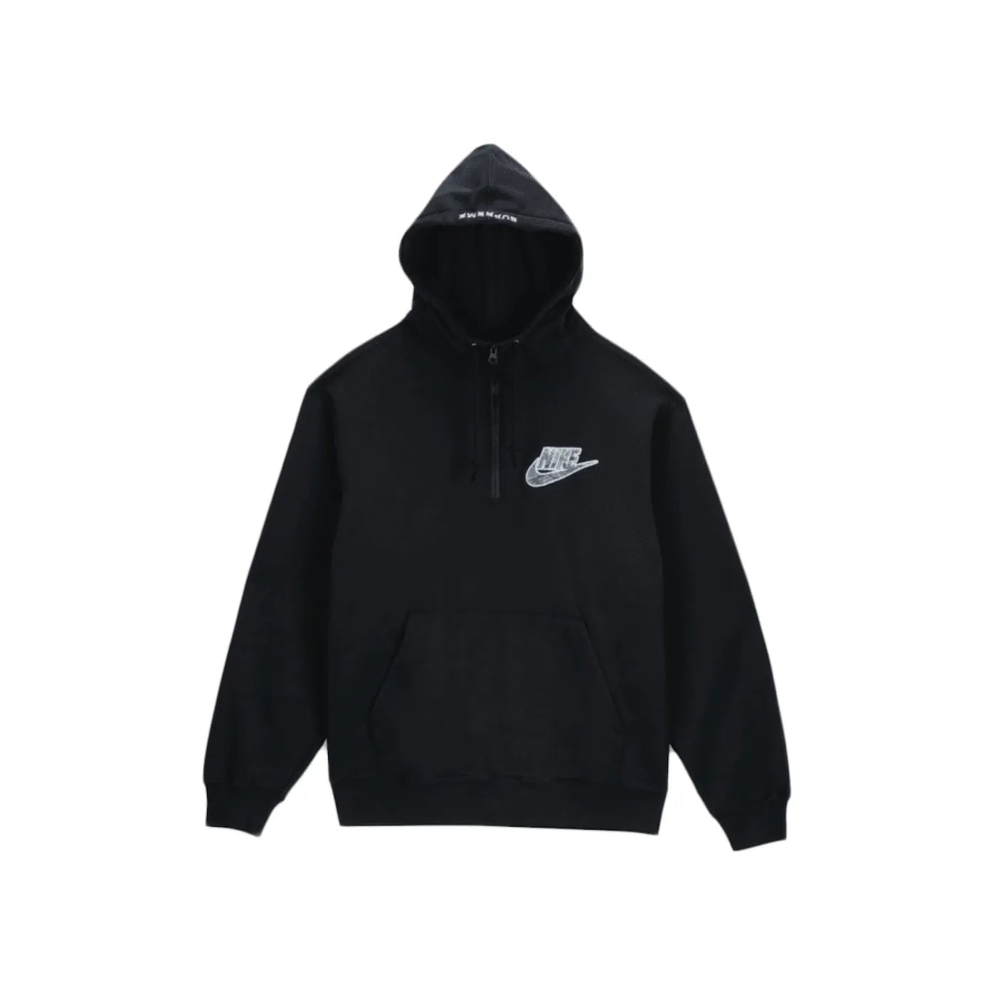 Supreme Nike Half Zip Hooded Sweatshirt Black