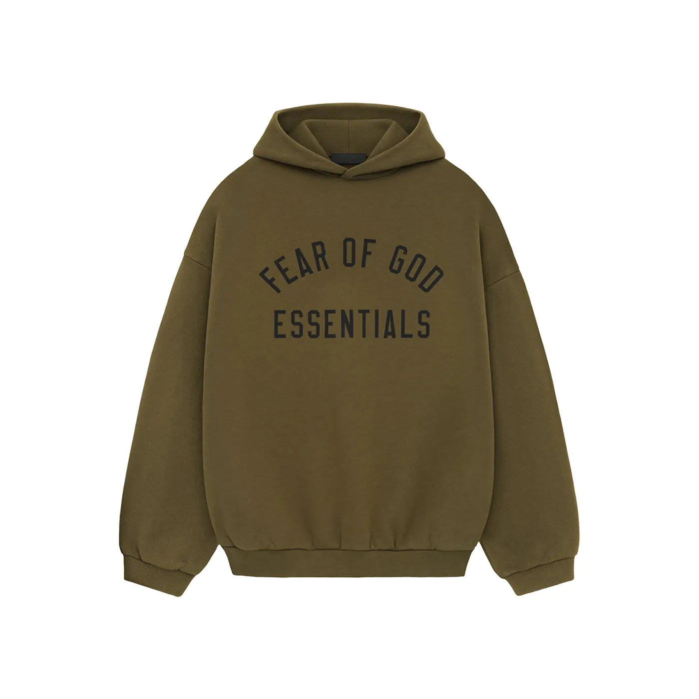Fear of God Essentials Fleece Hoodie Olive