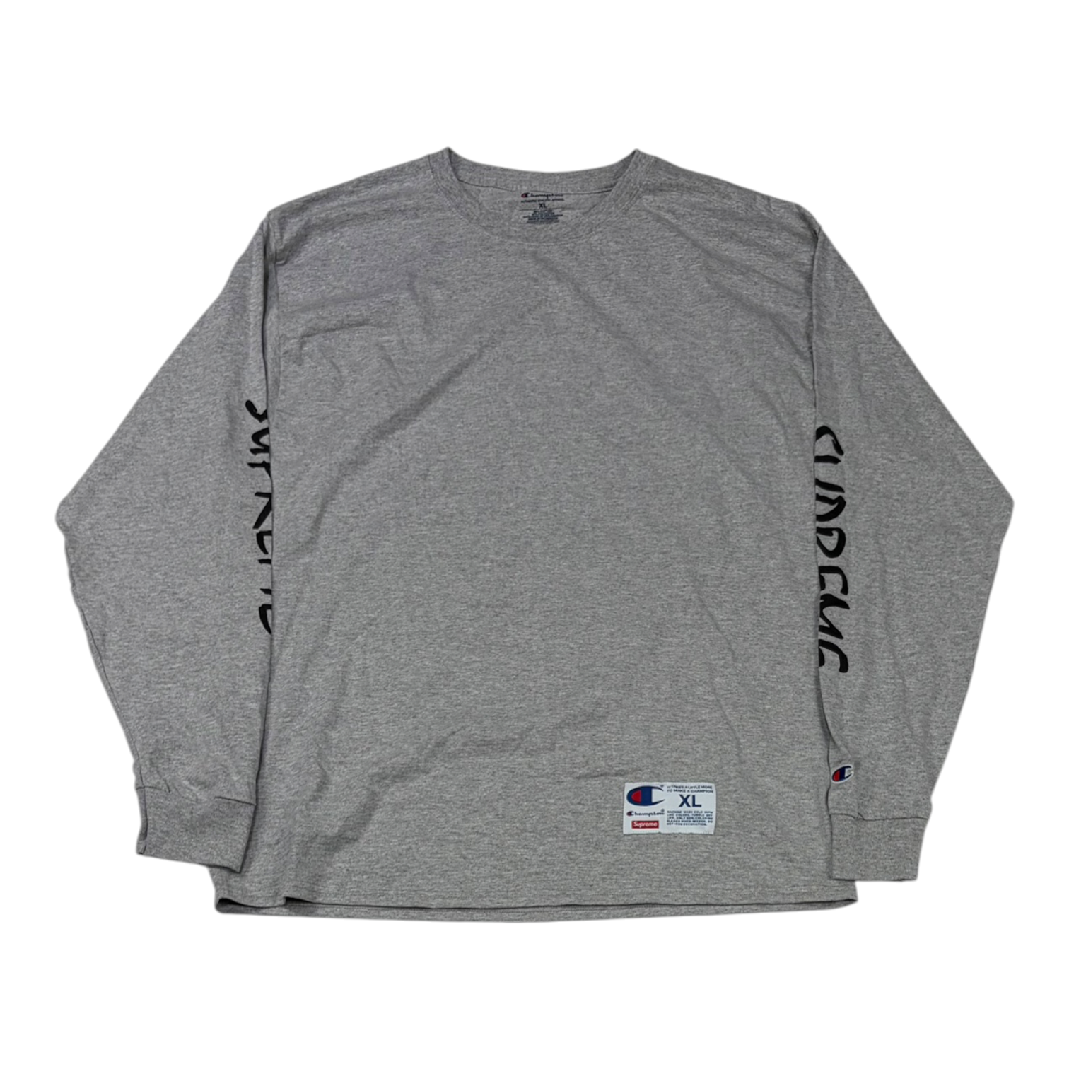 Supreme X Champion LS Tee Grey