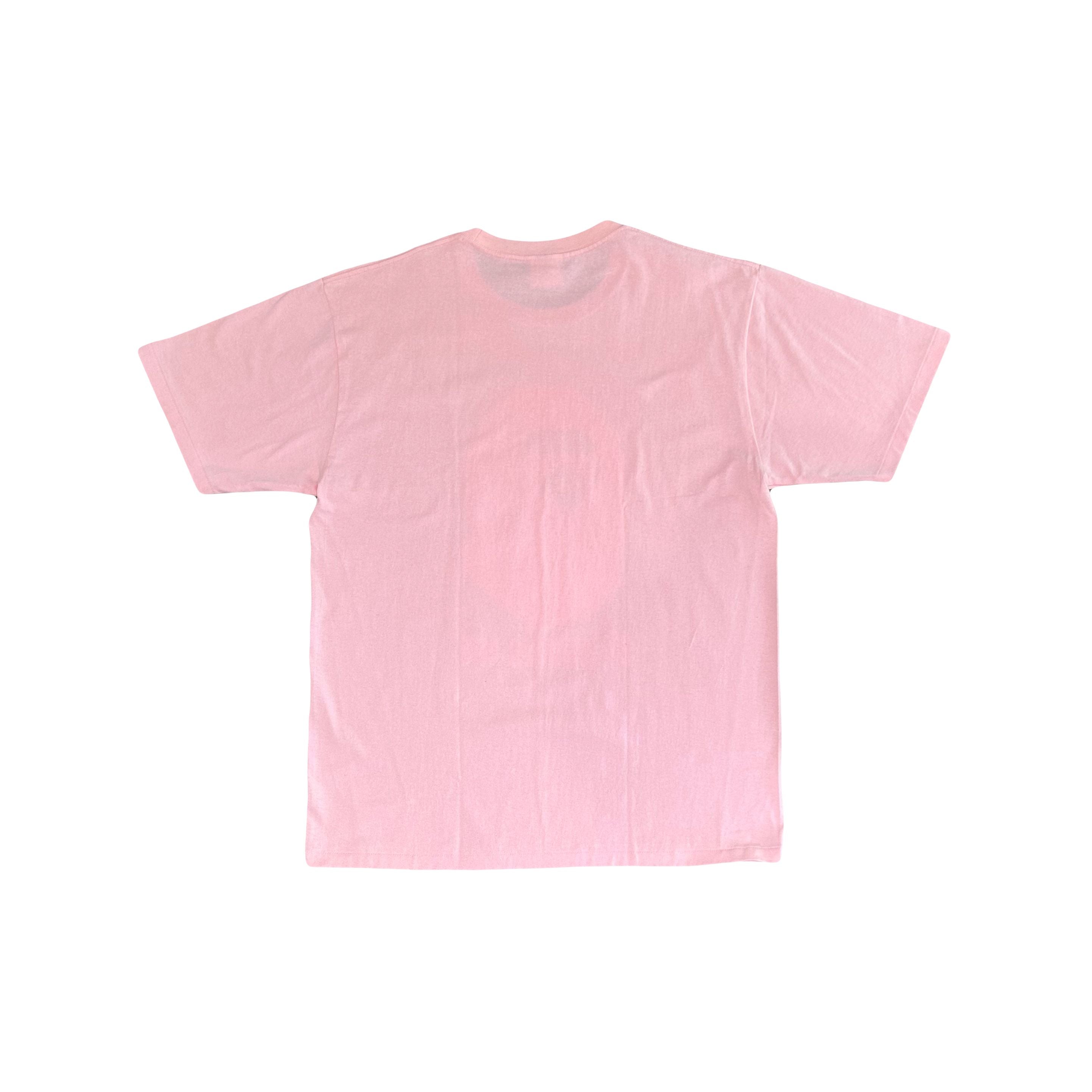 BAPE Bicolor Big Ape Head Tee Pink