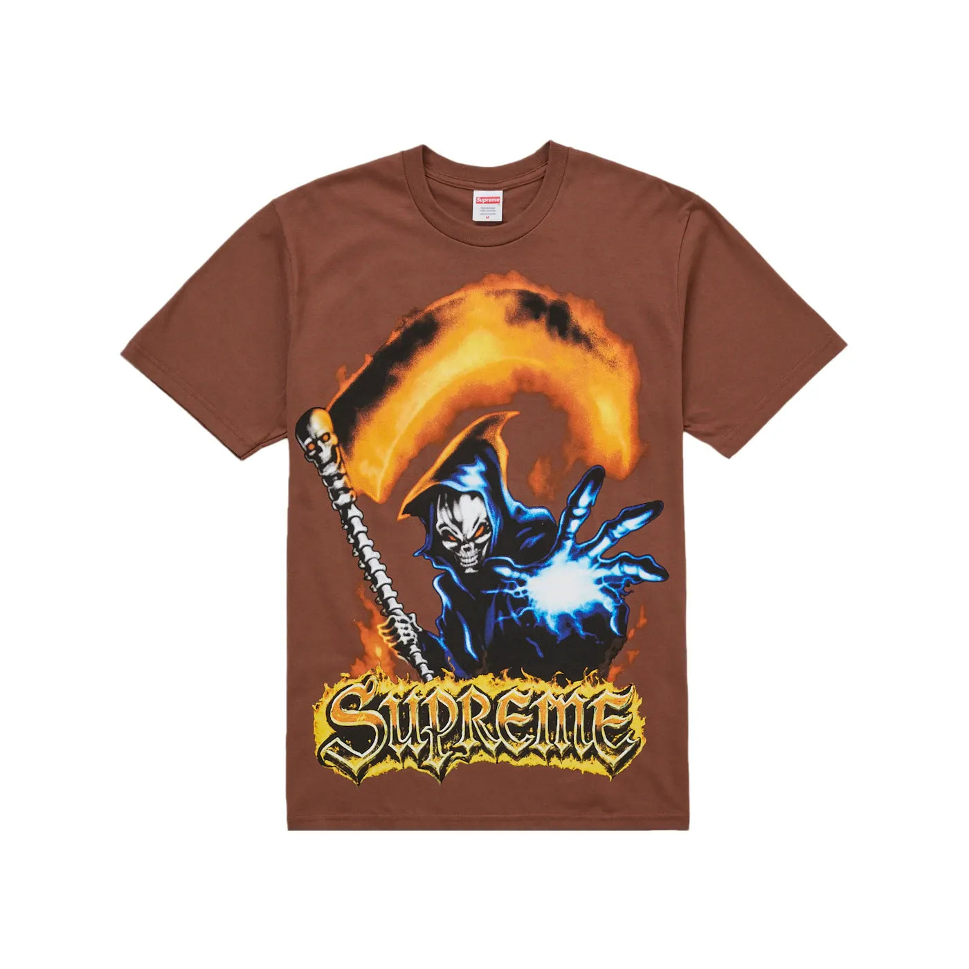 Supreme Grim Reaper Tee Brown