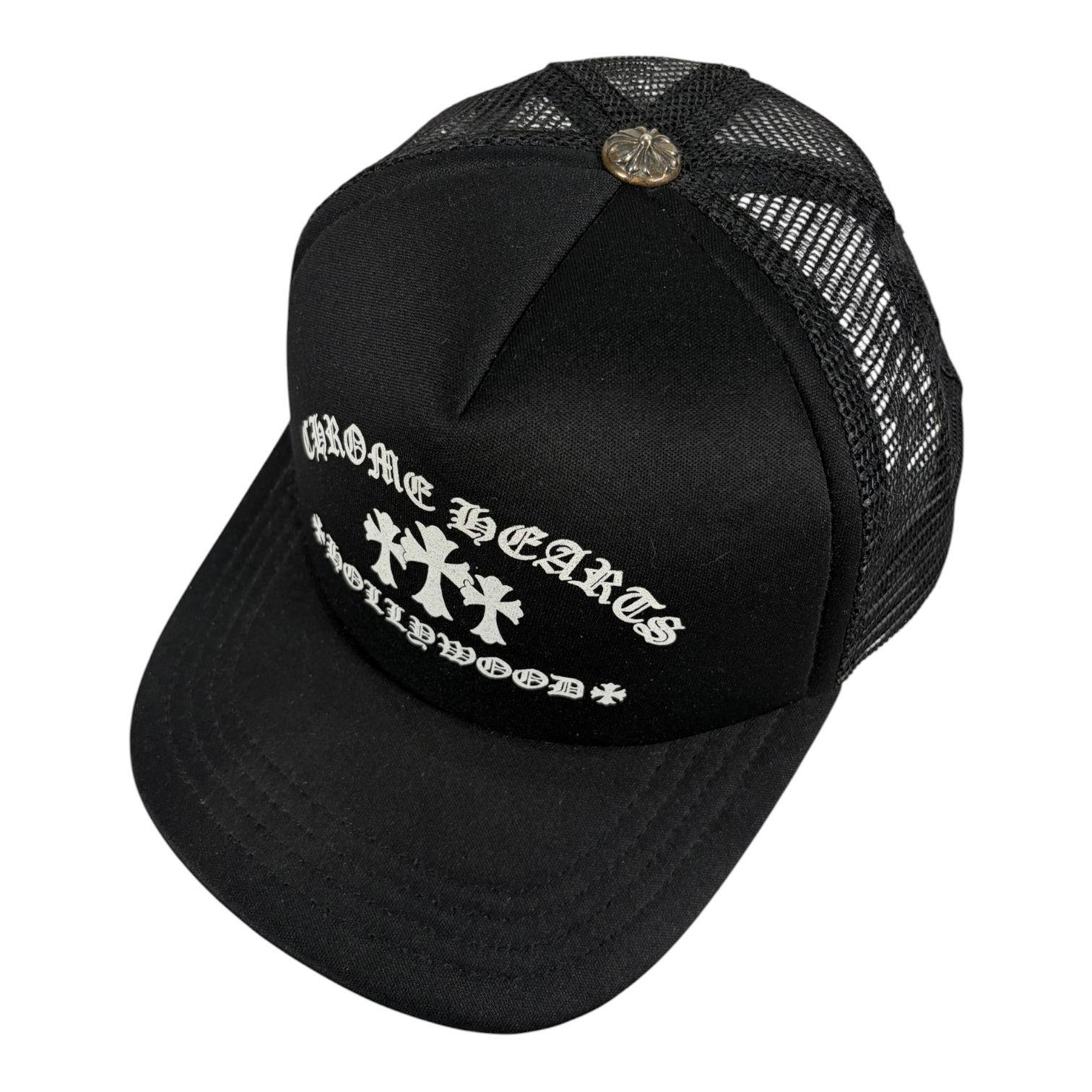 Chrome Hearts King Taco Trucker Hat Black/White