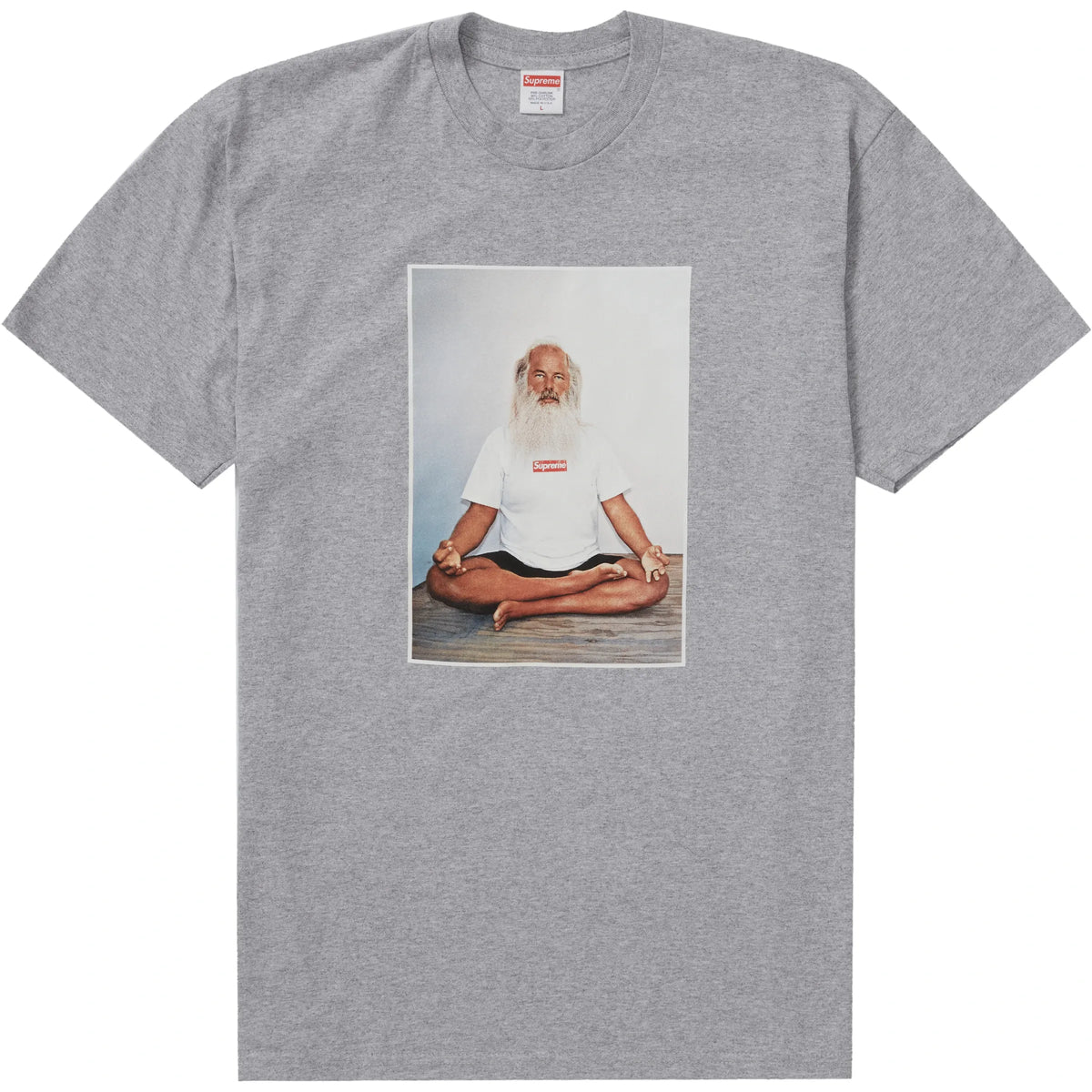 Supreme Rick Rubin Tee Heather Grey