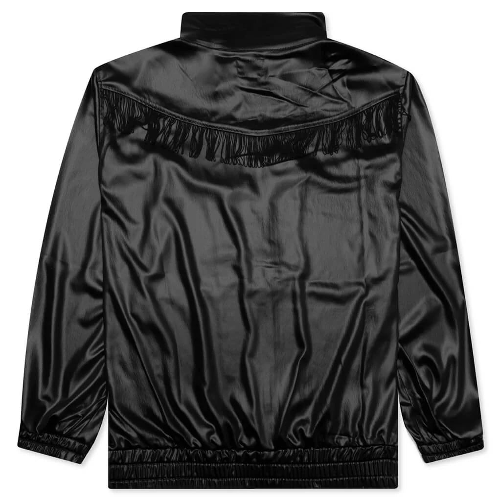 Needles Fringe Sateen Track Jacket Black