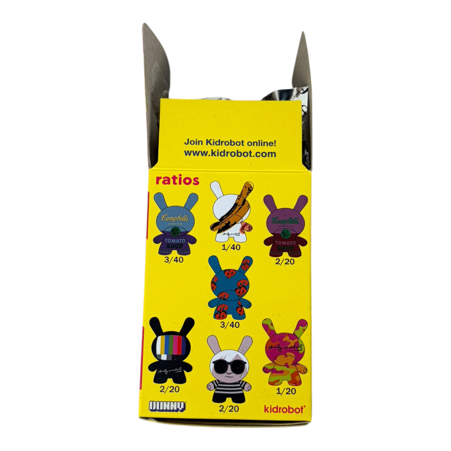 Andy Warhol 3" Dunny Surprise Box Series 1 2/20