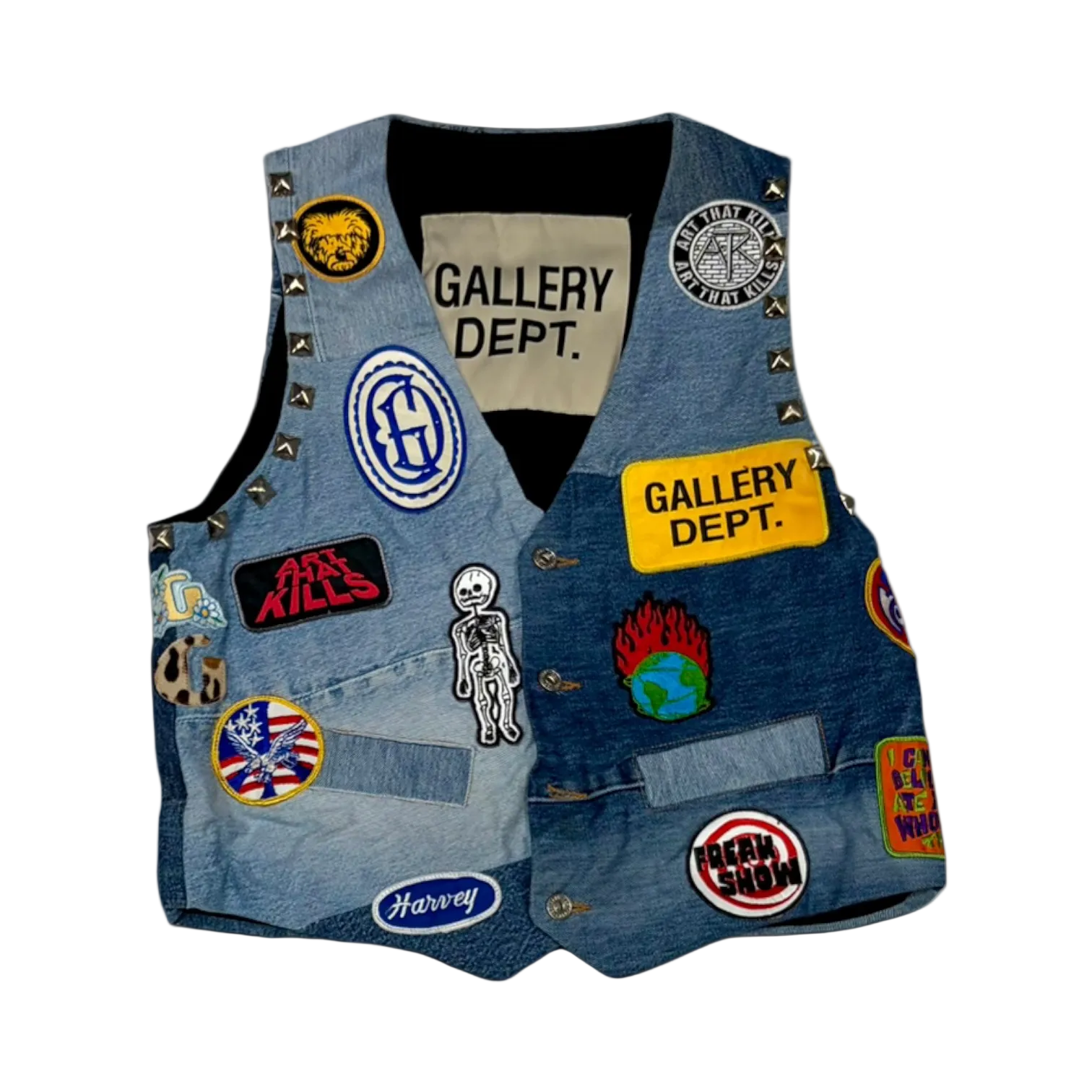 Gallery Dept. Rotten Gilet Patchwork Vest