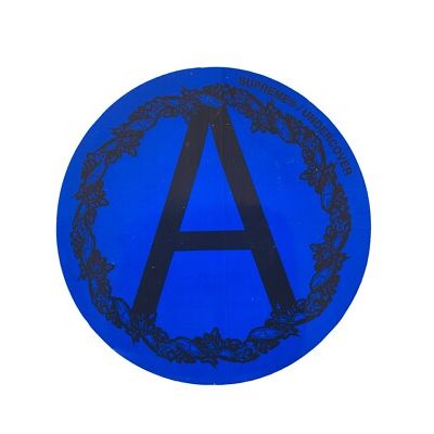 Supreme/Undercover Anarchy Sticker (Blue)