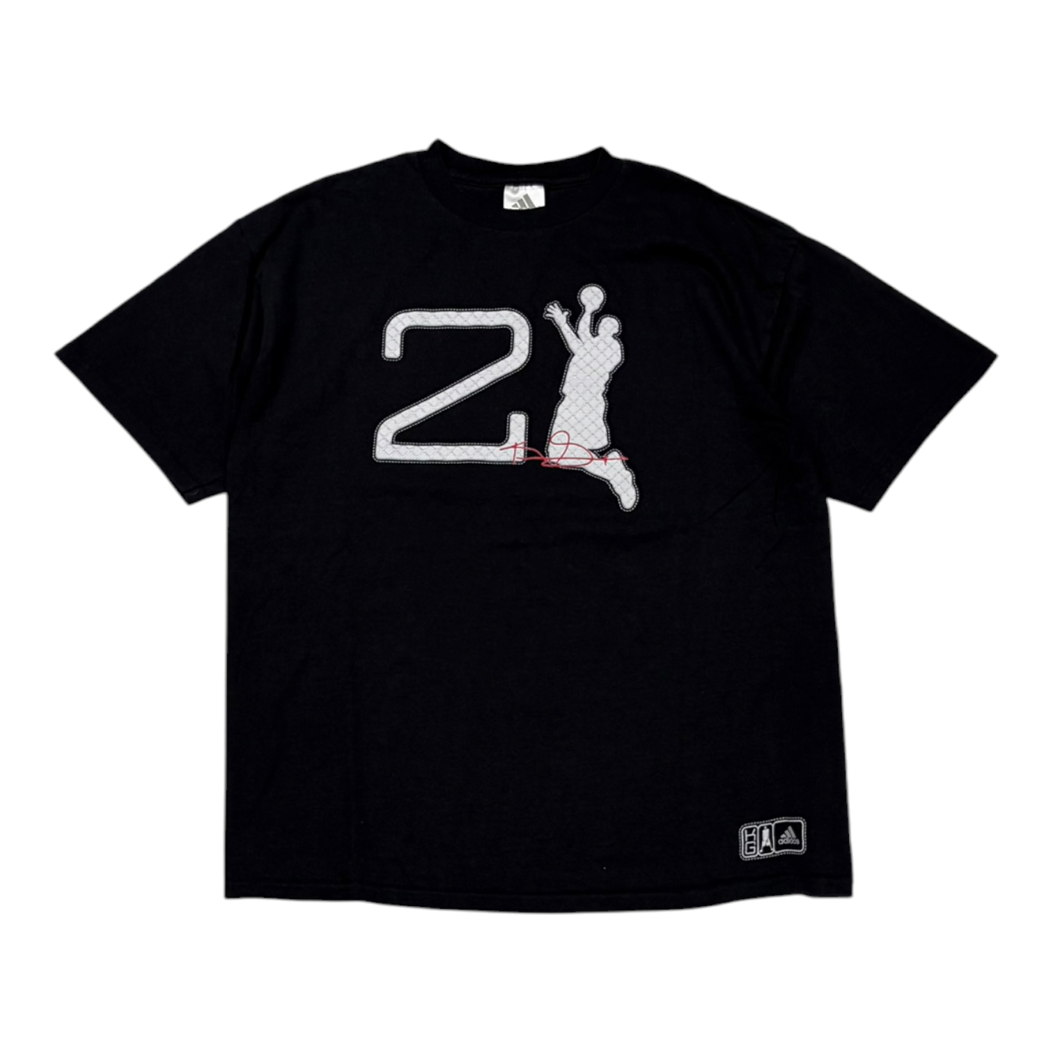 Y2K Adidas Kevin Garnett Tee Black