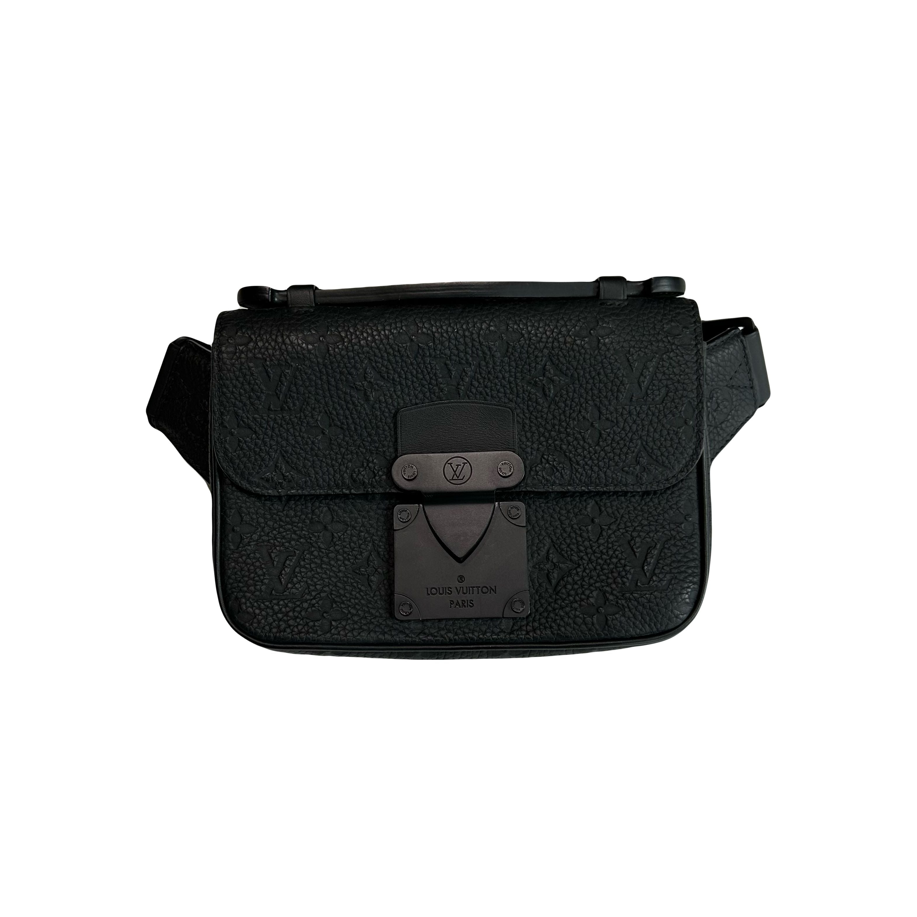 Louis Vuitton S-Lock Sling Bag Black