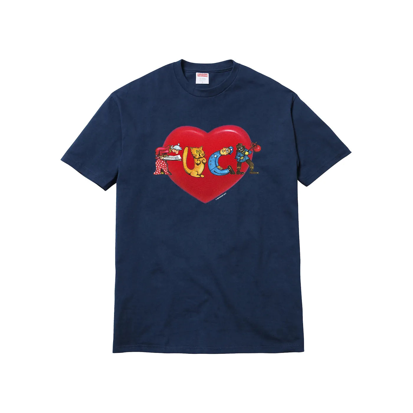 Supreme Fuck Love Tee Navy