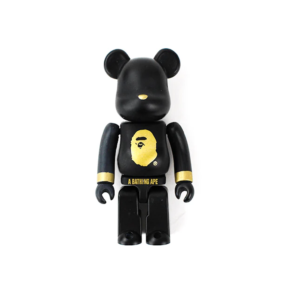 Bearbrick BAPE x Mastermind 100% Black/Gold