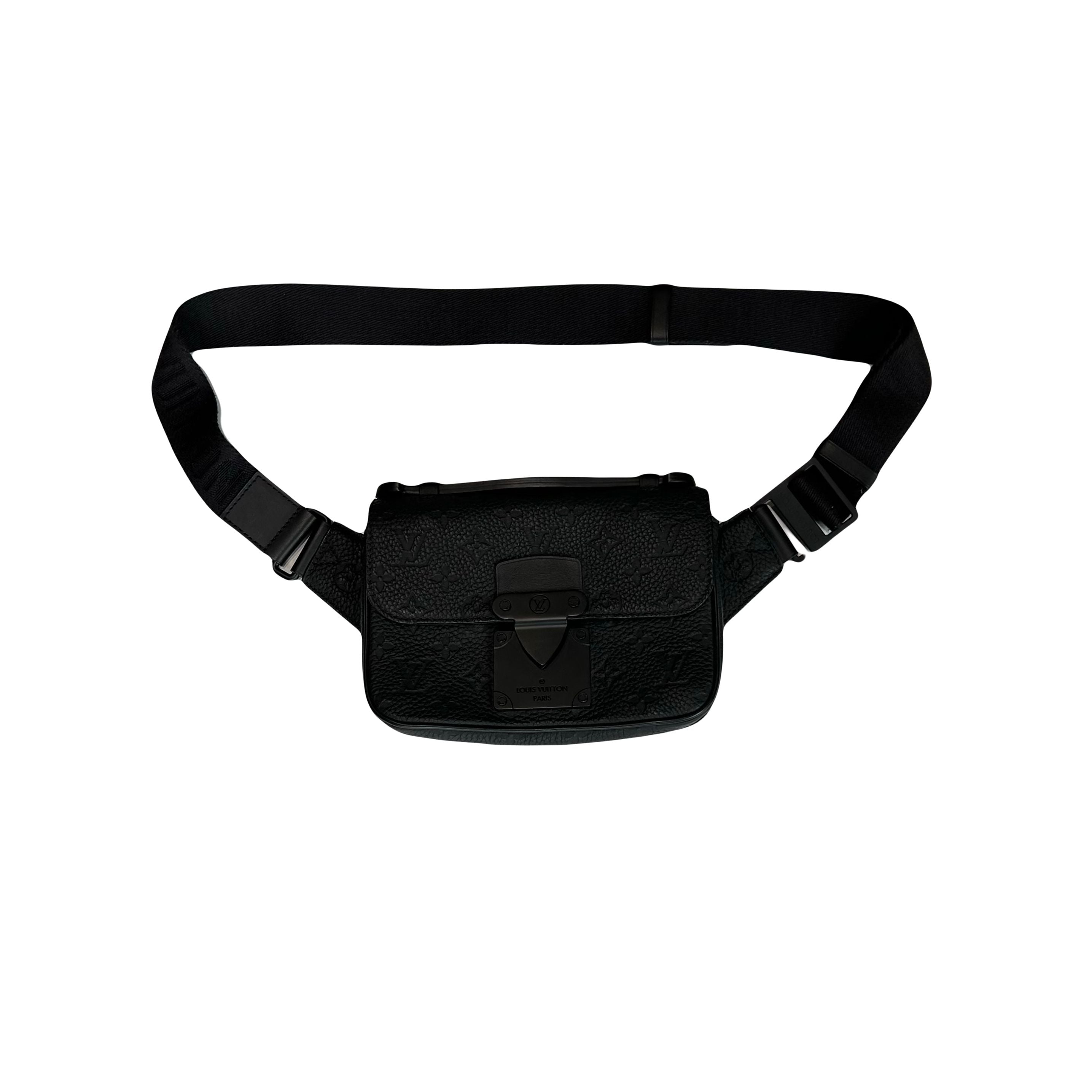 Louis Vuitton S-Lock Sling Bag Black