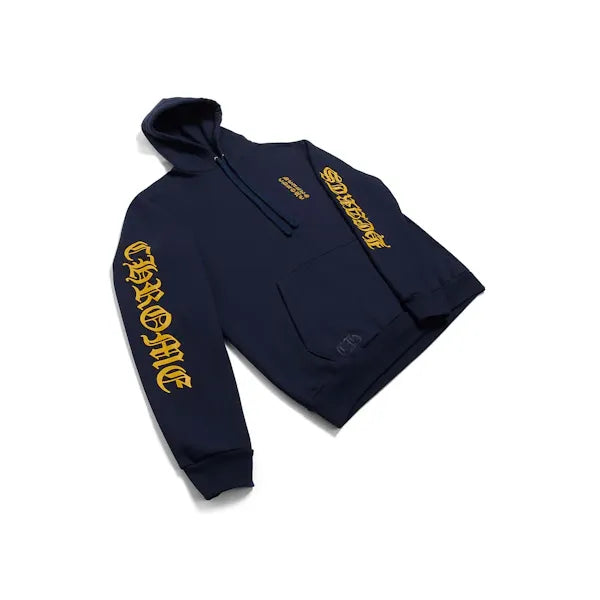 Chrome Hearts Logo Hoodie Navy