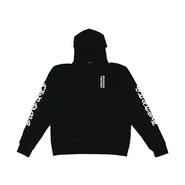 Chrome Hearts Vertical Logo Hoodie Black