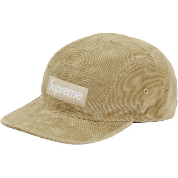 Supreme Corduroy Camp Cap (FW23) Beige