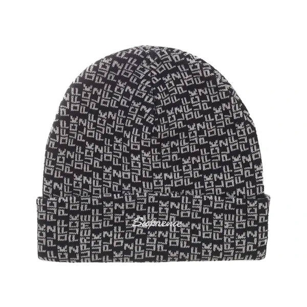Supreme Fuck Off Beanie Black