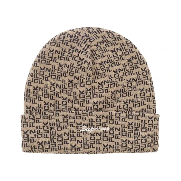 Supreme Fuck Off Beanie Tan