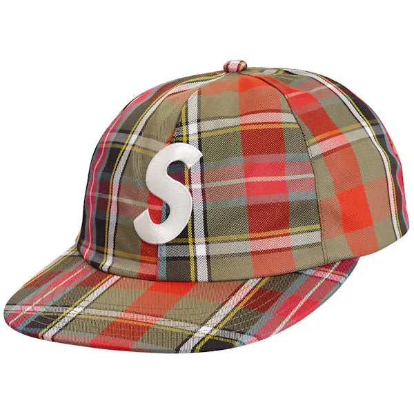 Supreme Gore Tex S logo 6 panel Olive Plaid – CACHE Supreme Gore Tex S logo 6 panel Olive Plaid – CACHE