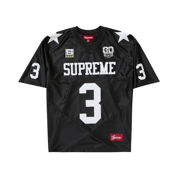 Supreme Football Jersey Black Lサイズ Supreme Star Football Jersey Black – CACHE