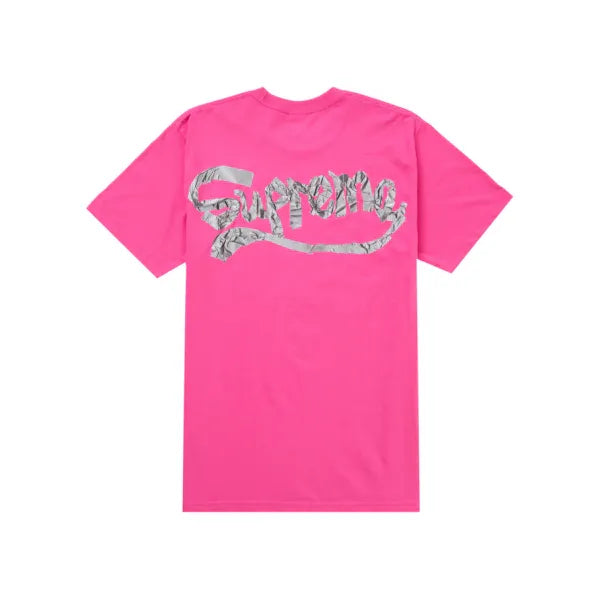 Supreme Tape Tee Fuchsia