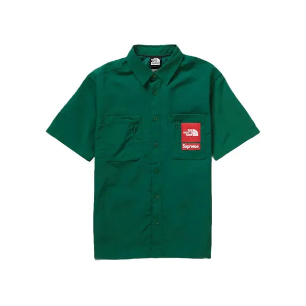 Supreme The North Face Trekking S/S Shirt Dark Green – CACHE Supreme The North Face Trekking S/S Shirt Dark Green – CACHE