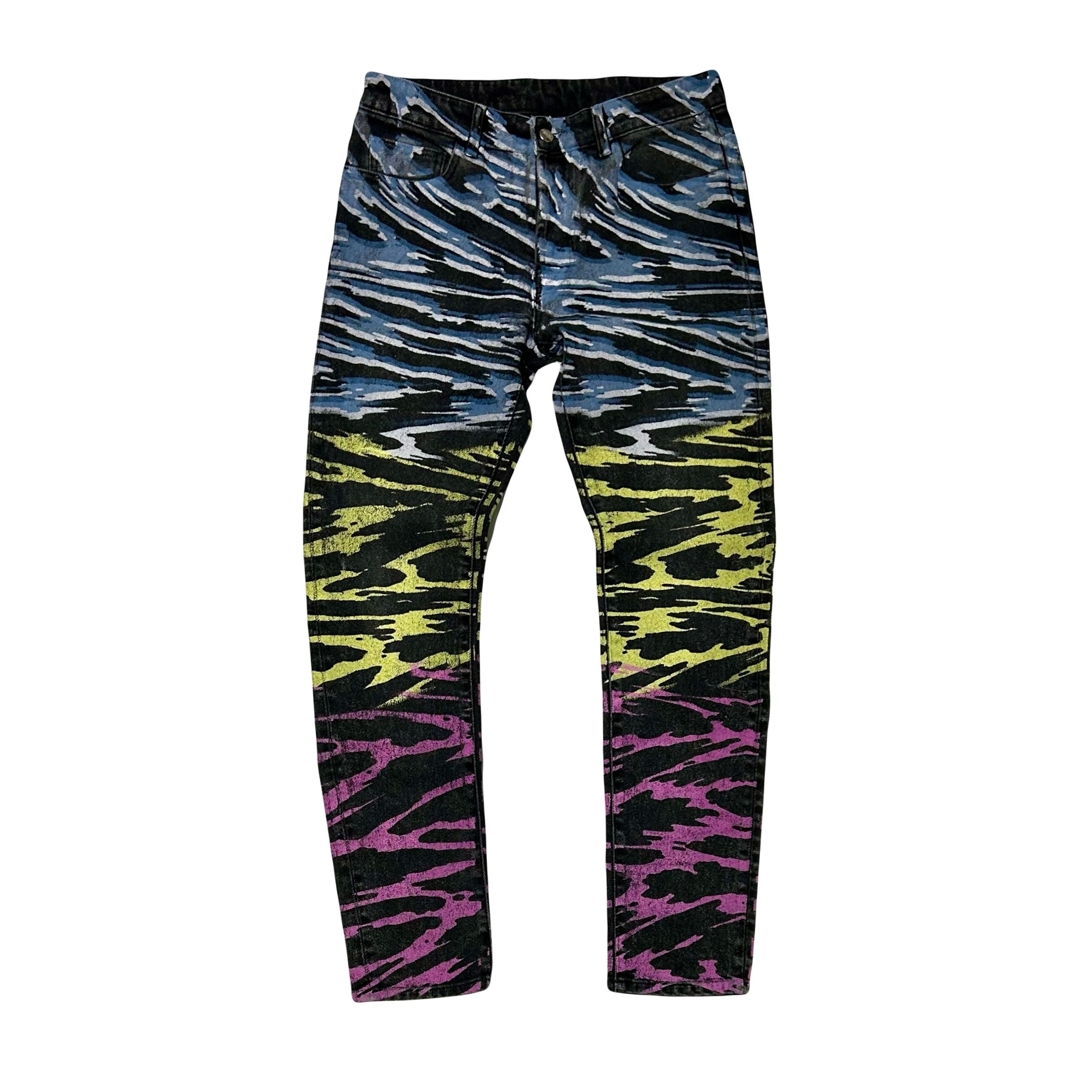 Marcelo Burlon Zebra Skinny Jeans Multicolor