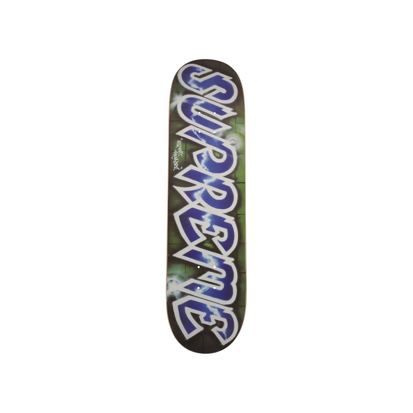 Supreme Lee Quinones Lee Logo Skateboard Deck Blue