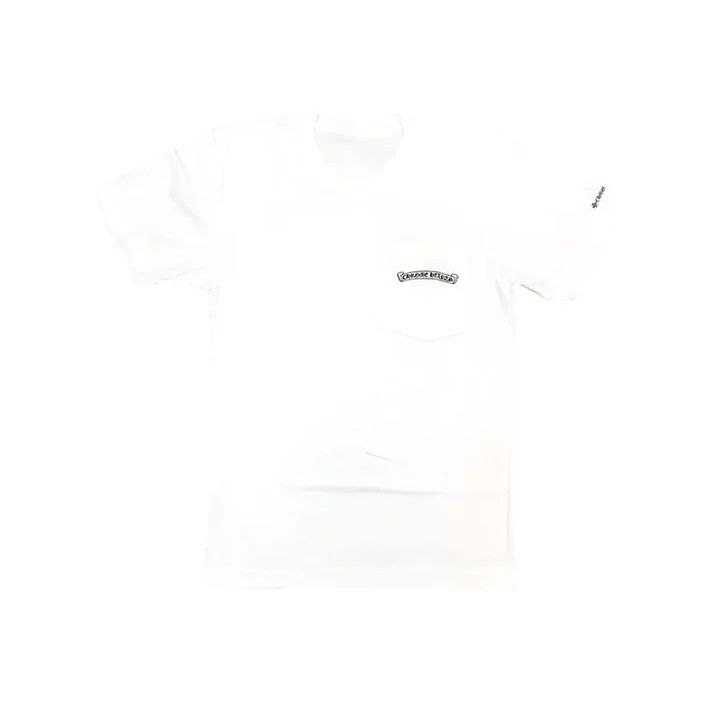 Chrome Hearts Scroll Logo Pocket T-shirt White