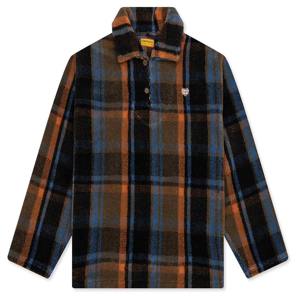 Human Made Fleece Pullover Brown