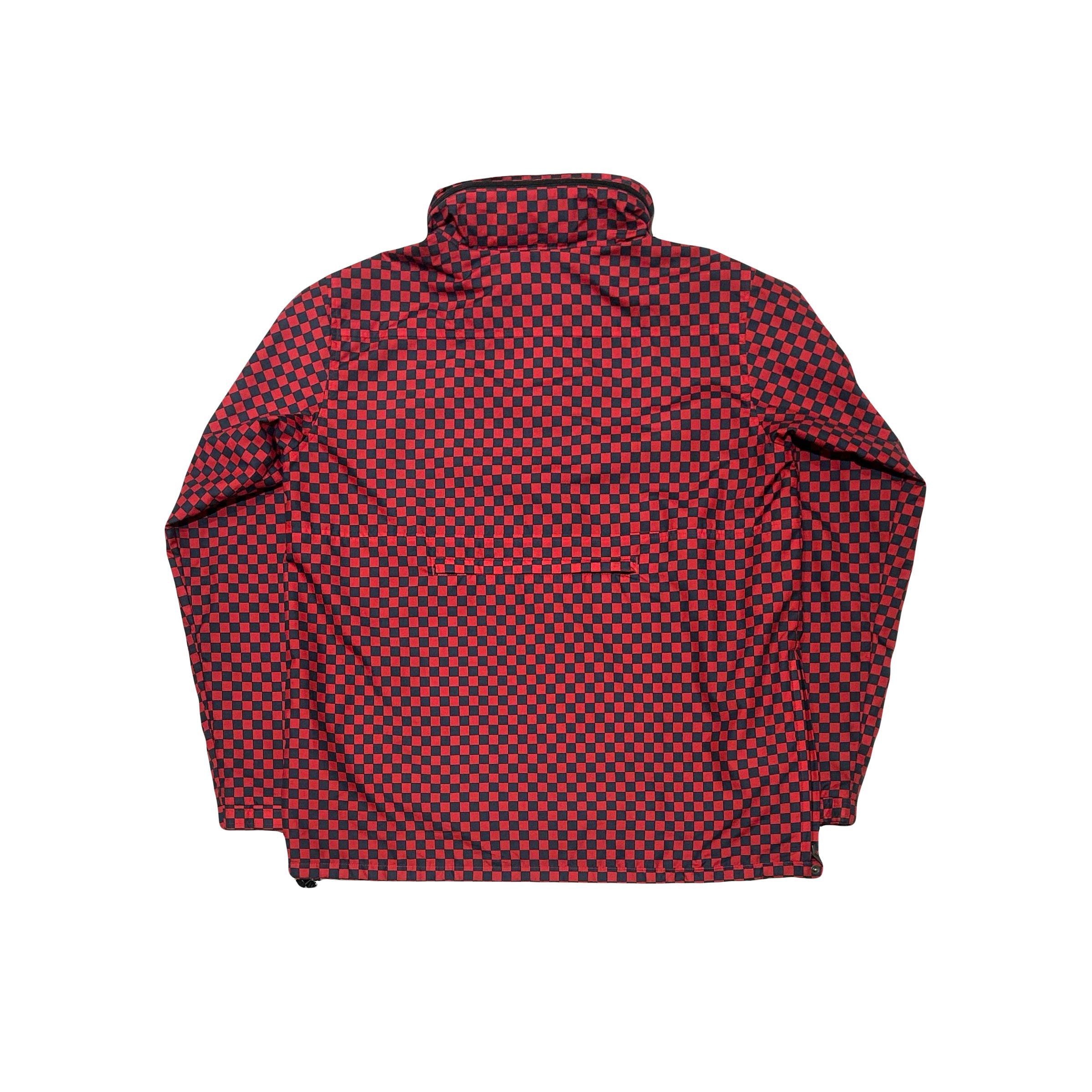 Supreme x The North Face 2011 Checkered Pullover Jacket Red/Navy
