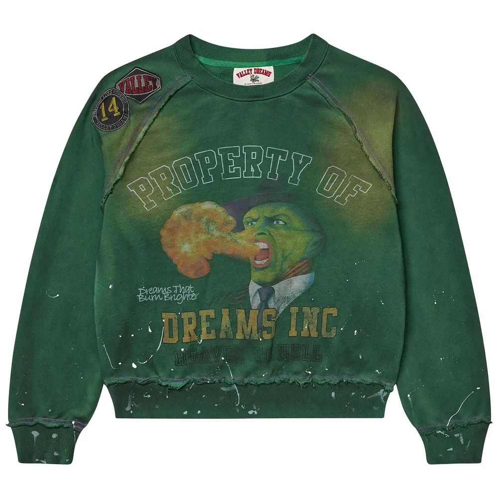 Vale Forever Hot Breathe Crewneck Green