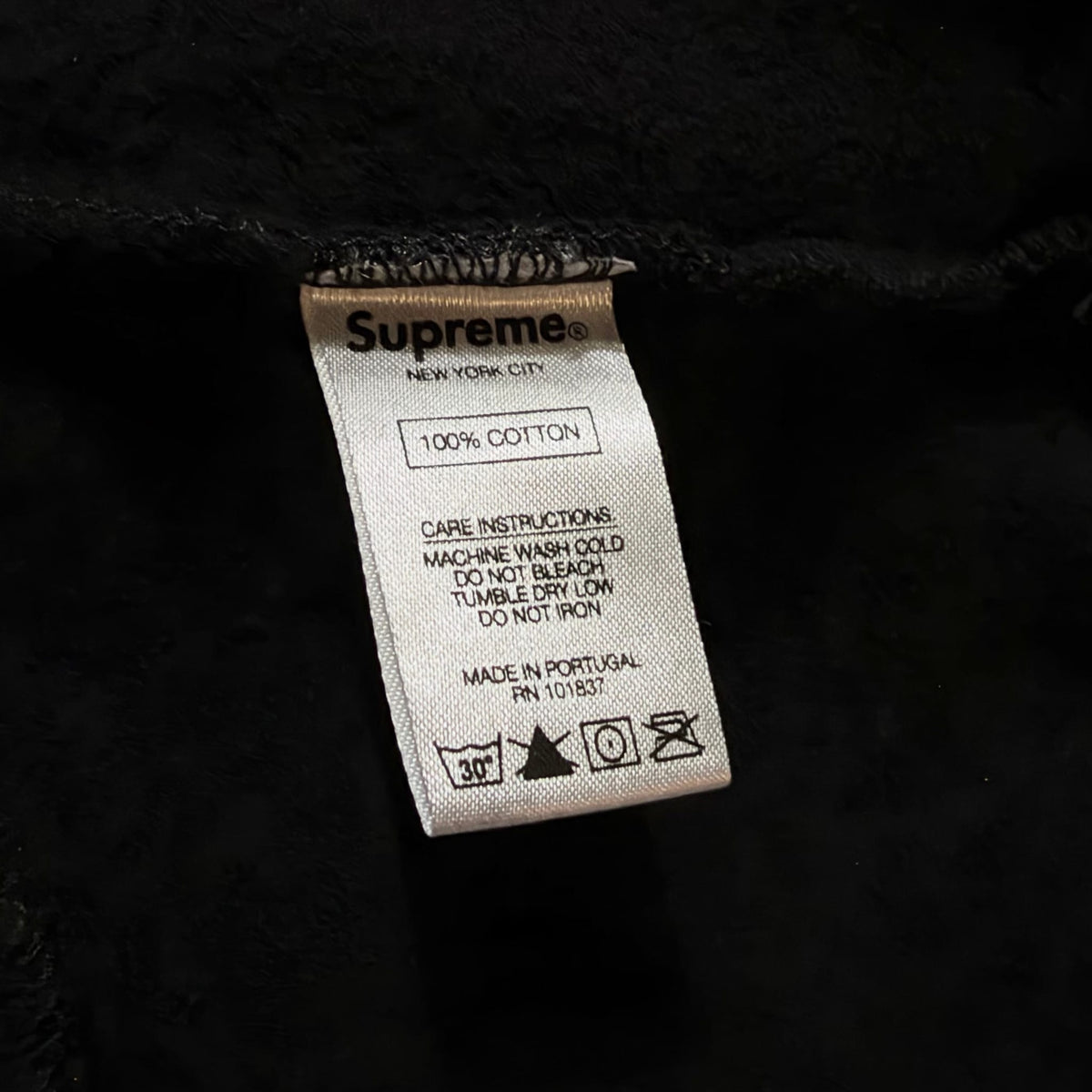 Supreme Comme des Garcons SHIRT Split Box Logo Hooded Sweatshirt Black