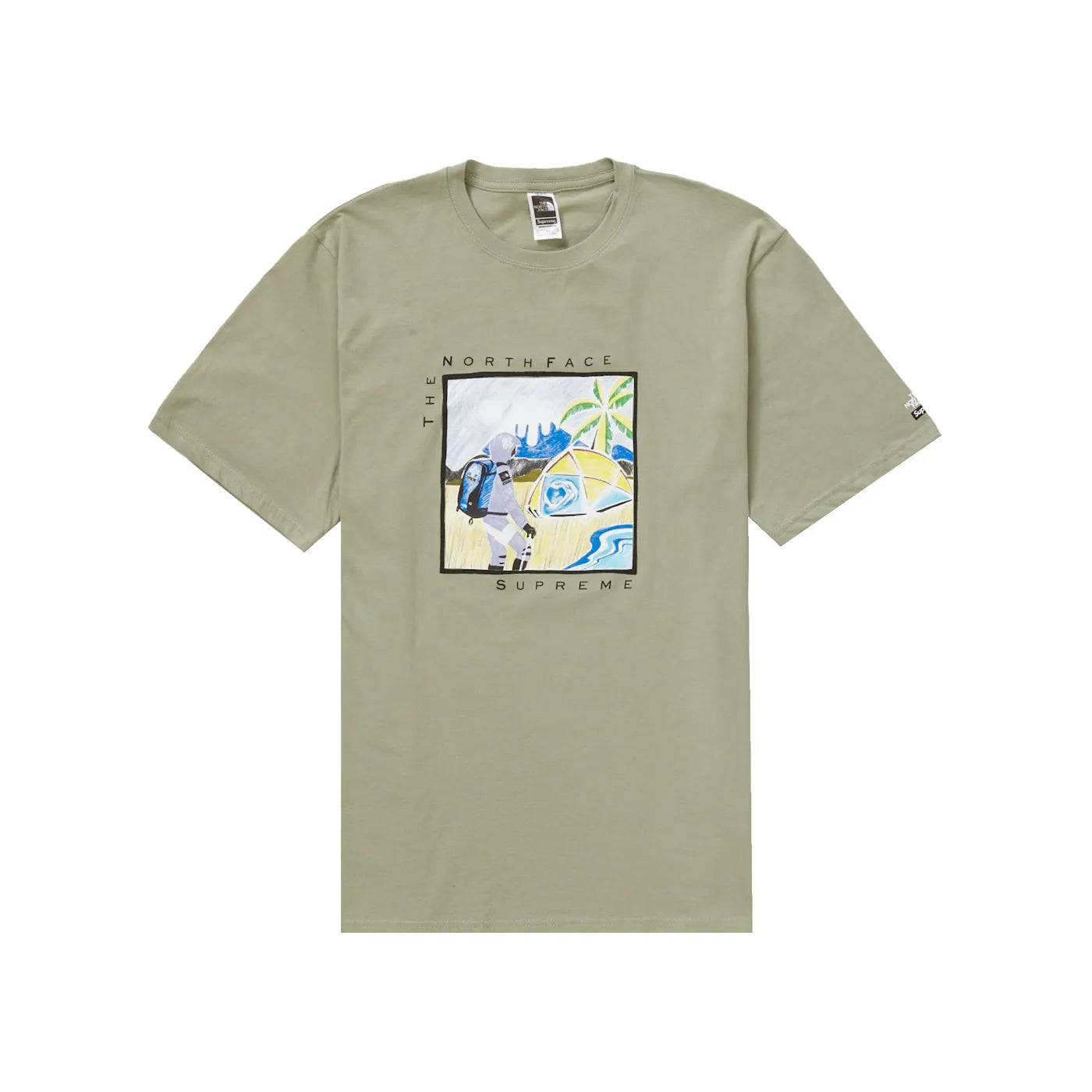 Supreme The North Face Sketch S/S Top Sage