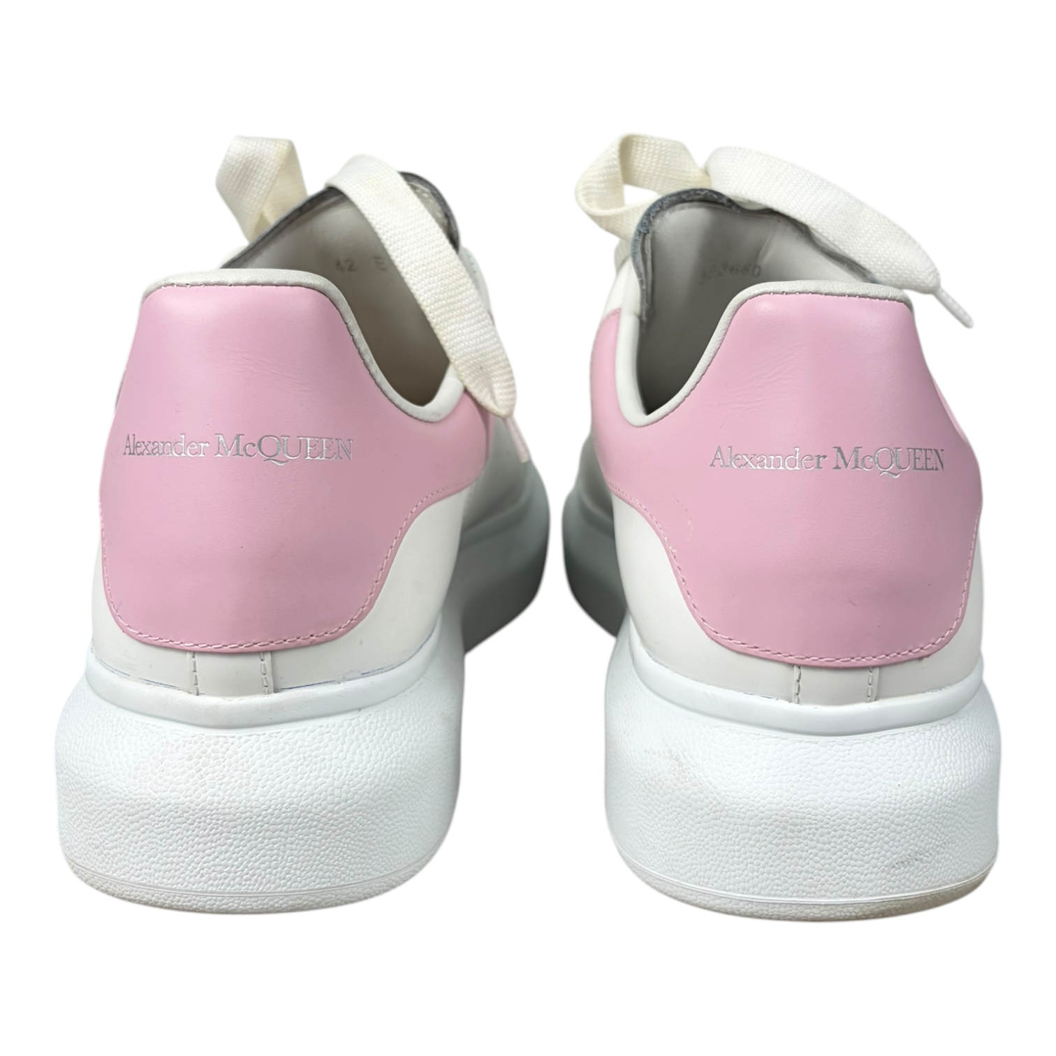 Alexander McQueen Oversized White Light Pink