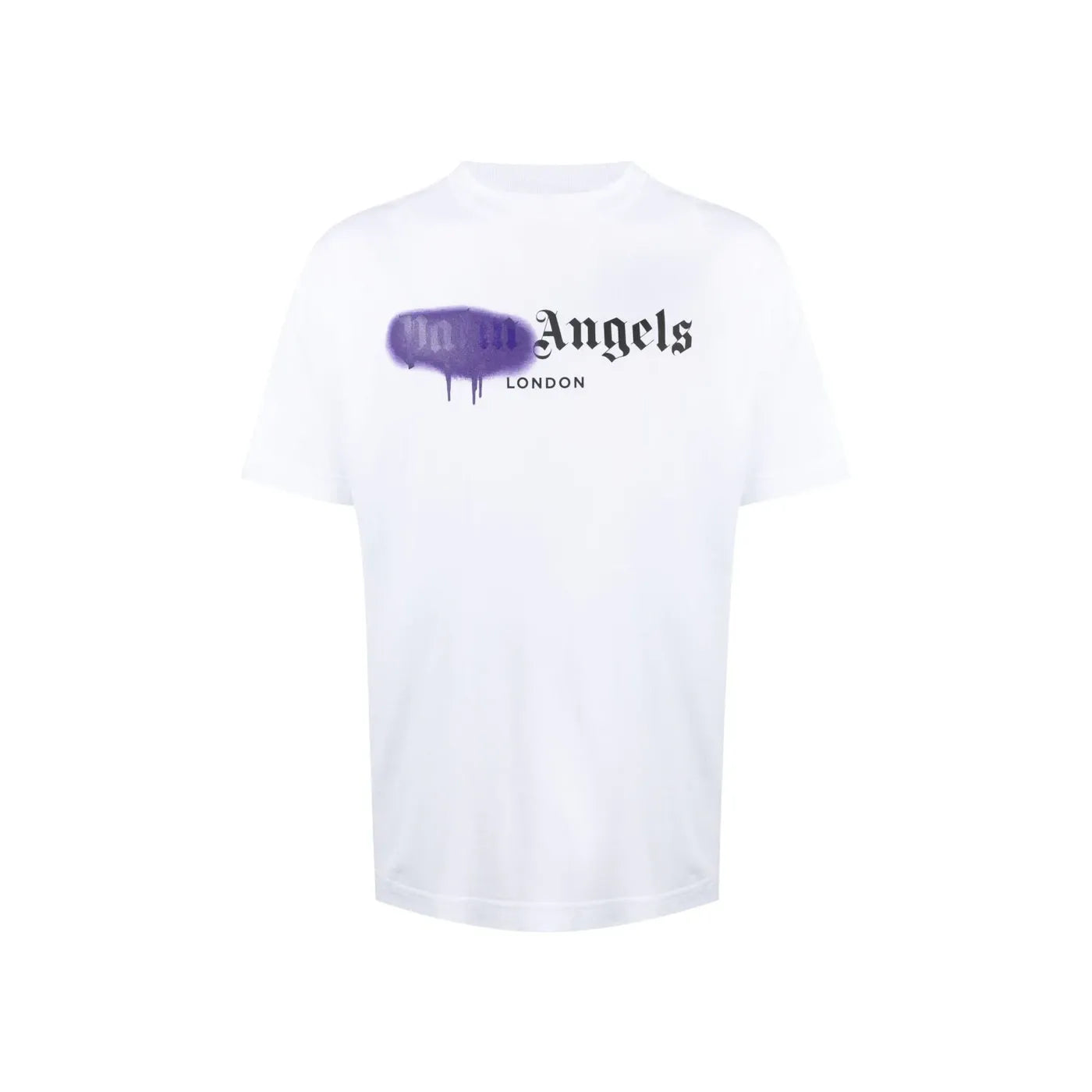 Palm Angels London Sprayed Logo T-shirt White