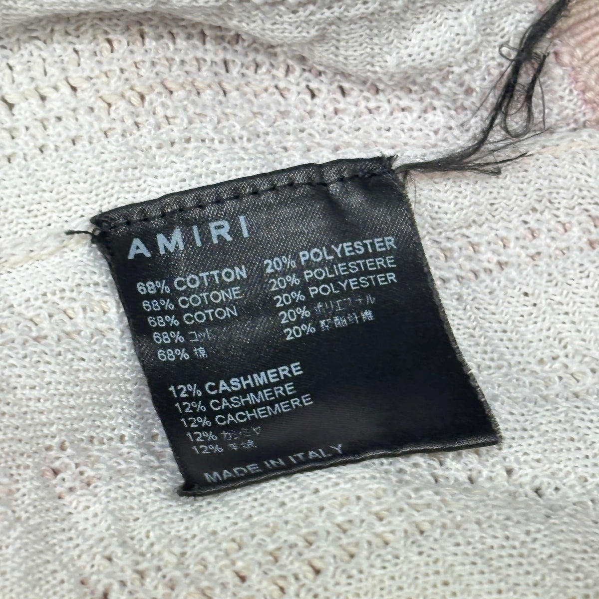 Amiri Repeat Sweater Pink