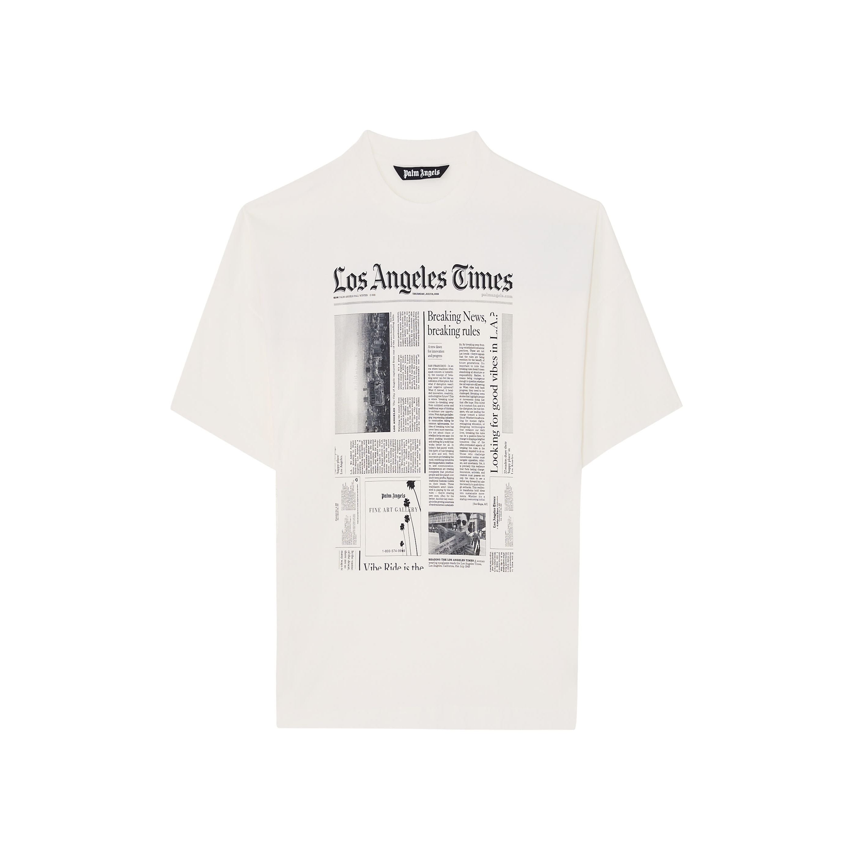 Palm Angels Paxlatimes News Over T-shirt