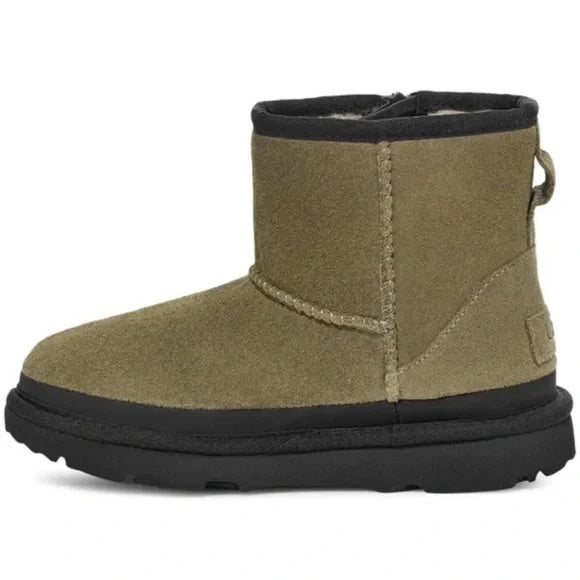 Uggs Kid's Mini Zipper Tape Logo Boot