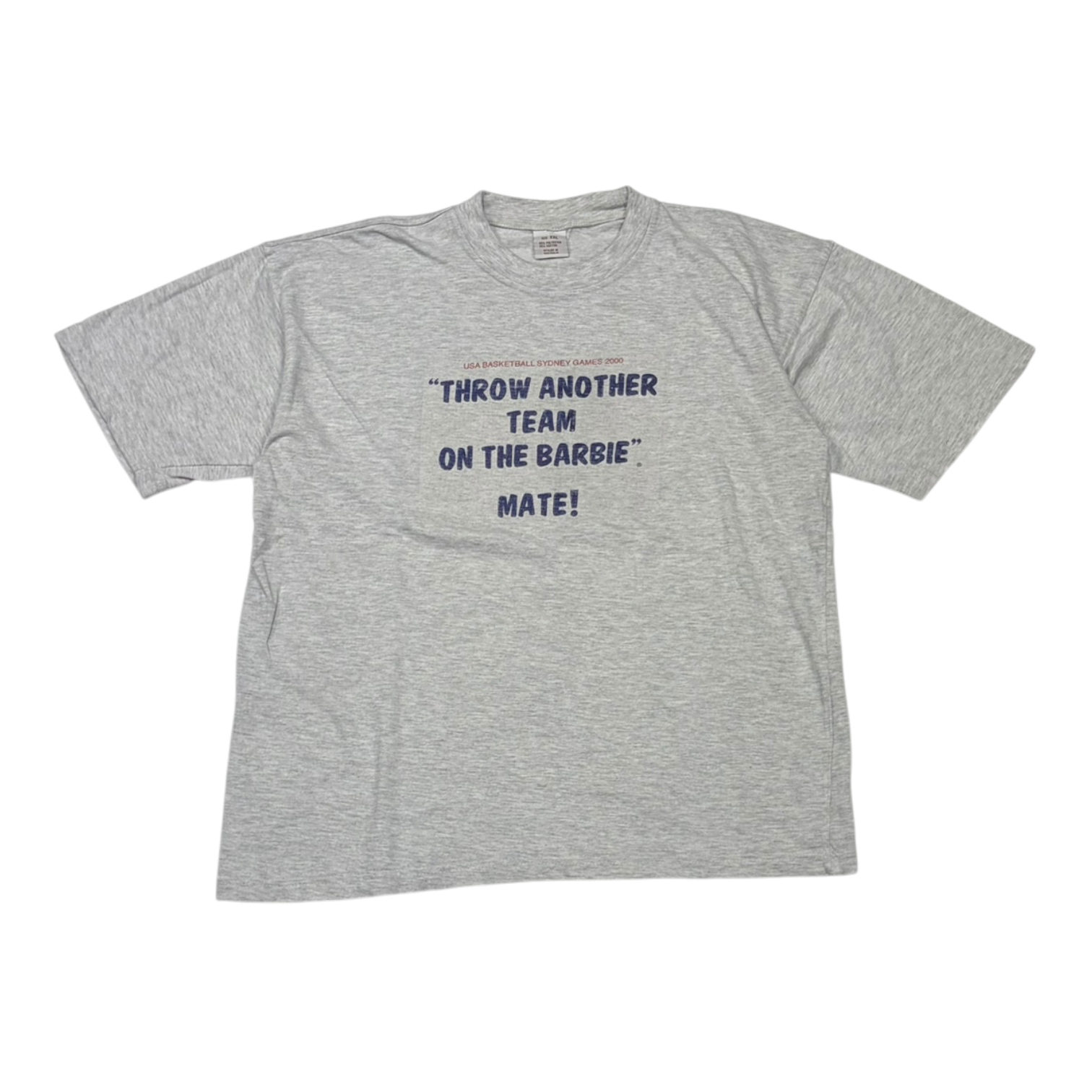 Y2K Olympics USA Basketball Tee Ash Grey
