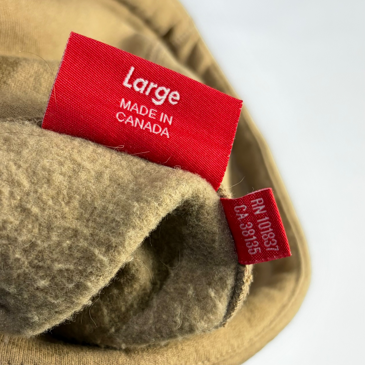 Supreme Box Logo Hooded Sweatshirt (FW23) Dark Sand