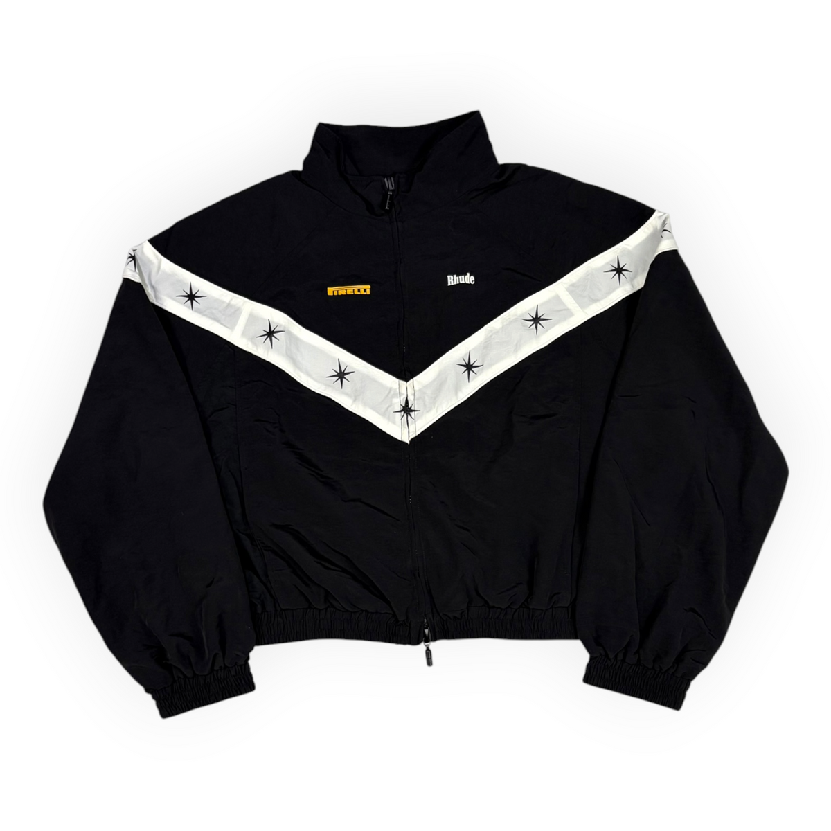 Rhude Star Piping Raglan Track Jacket Black