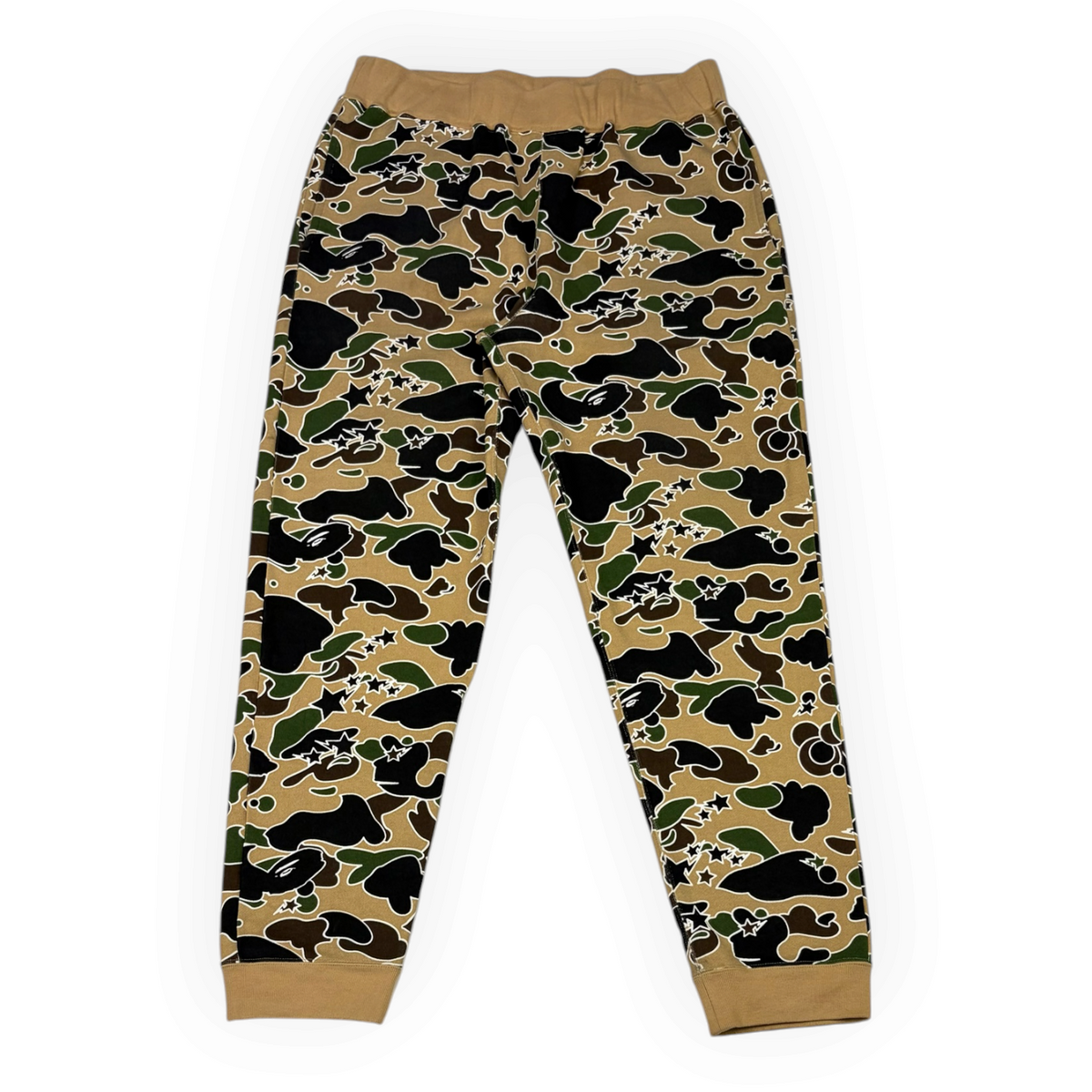 BAPE Sta Camo Sweatpants Yellow