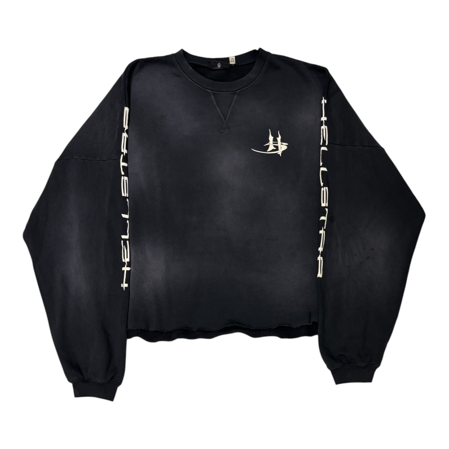 Hellstar Studios Gothic Mirror Face Crewneck Black
